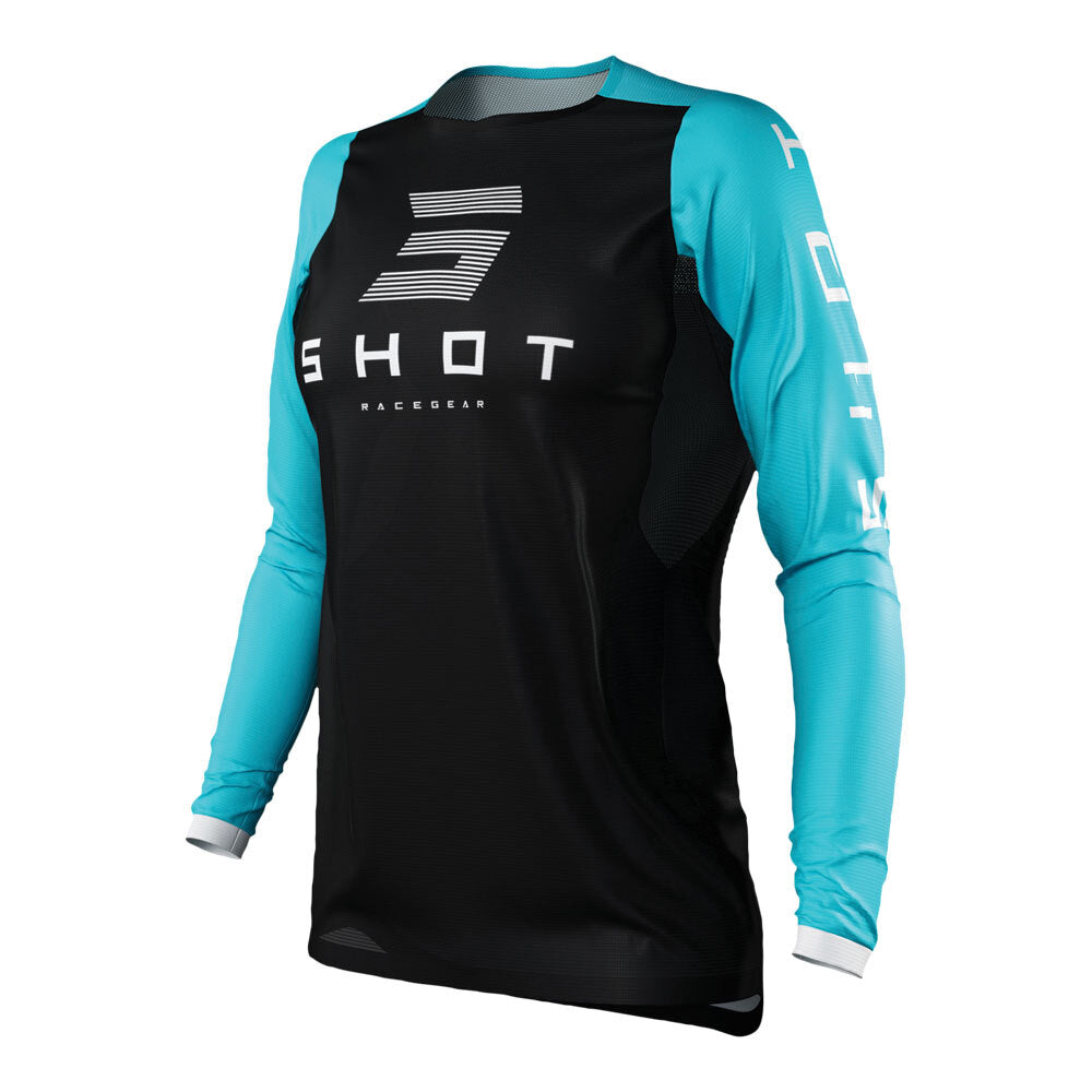 Shot Contact Shelly Ladies Jersey Turquoise XS