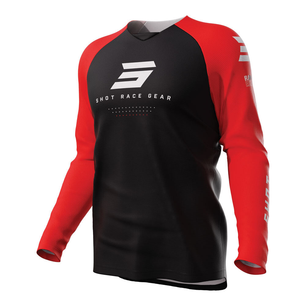 Shot Raw Escape Jersey Red Small