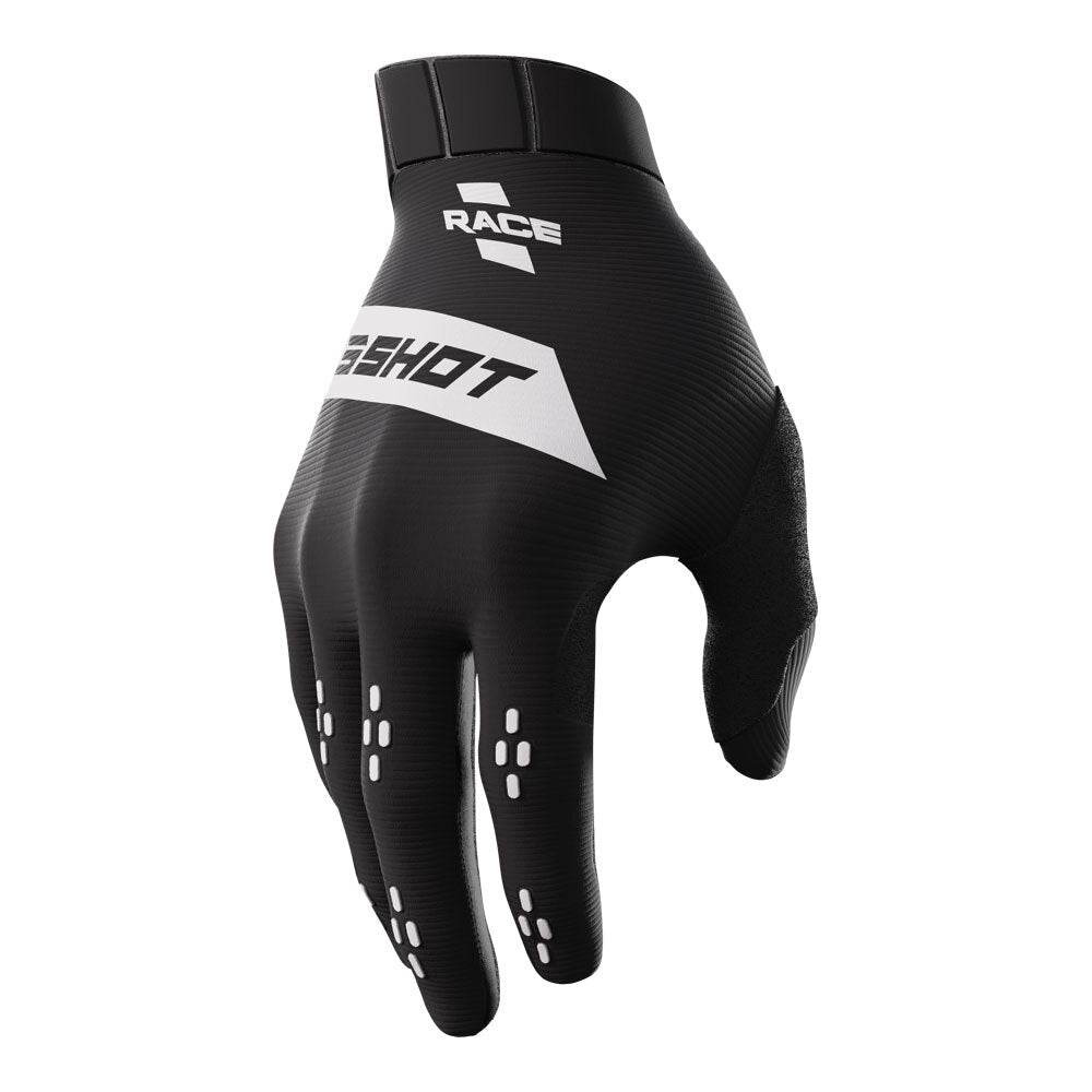 Shot Race Gloves Black 08