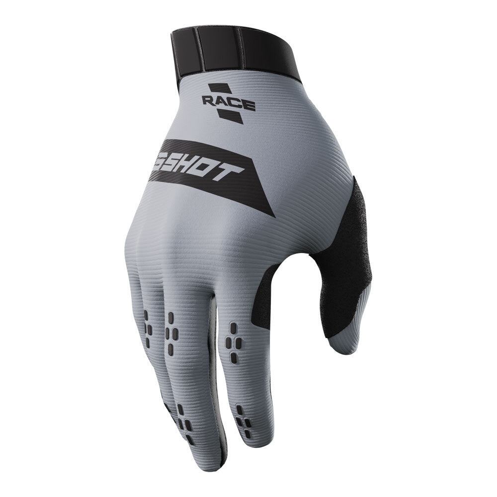 Shot Race Gloves Grey 09