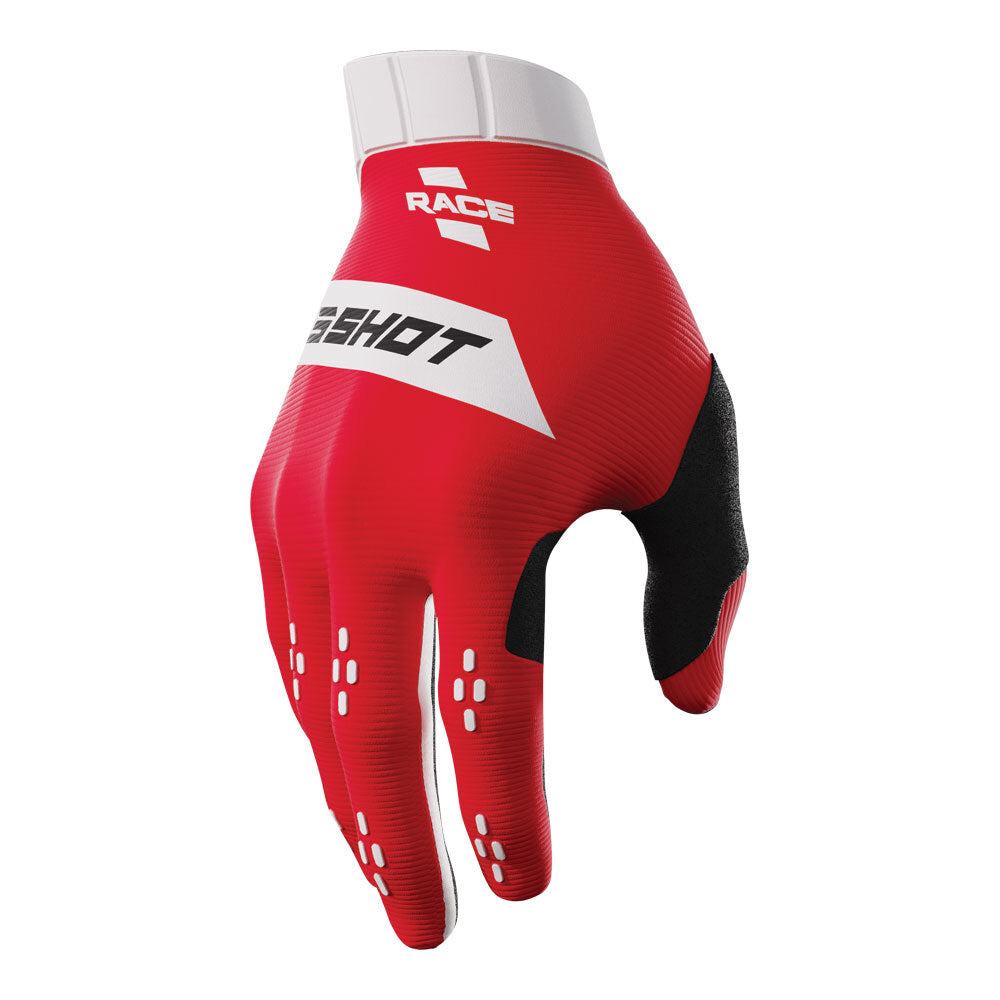 Shot Race Gloves Red 09