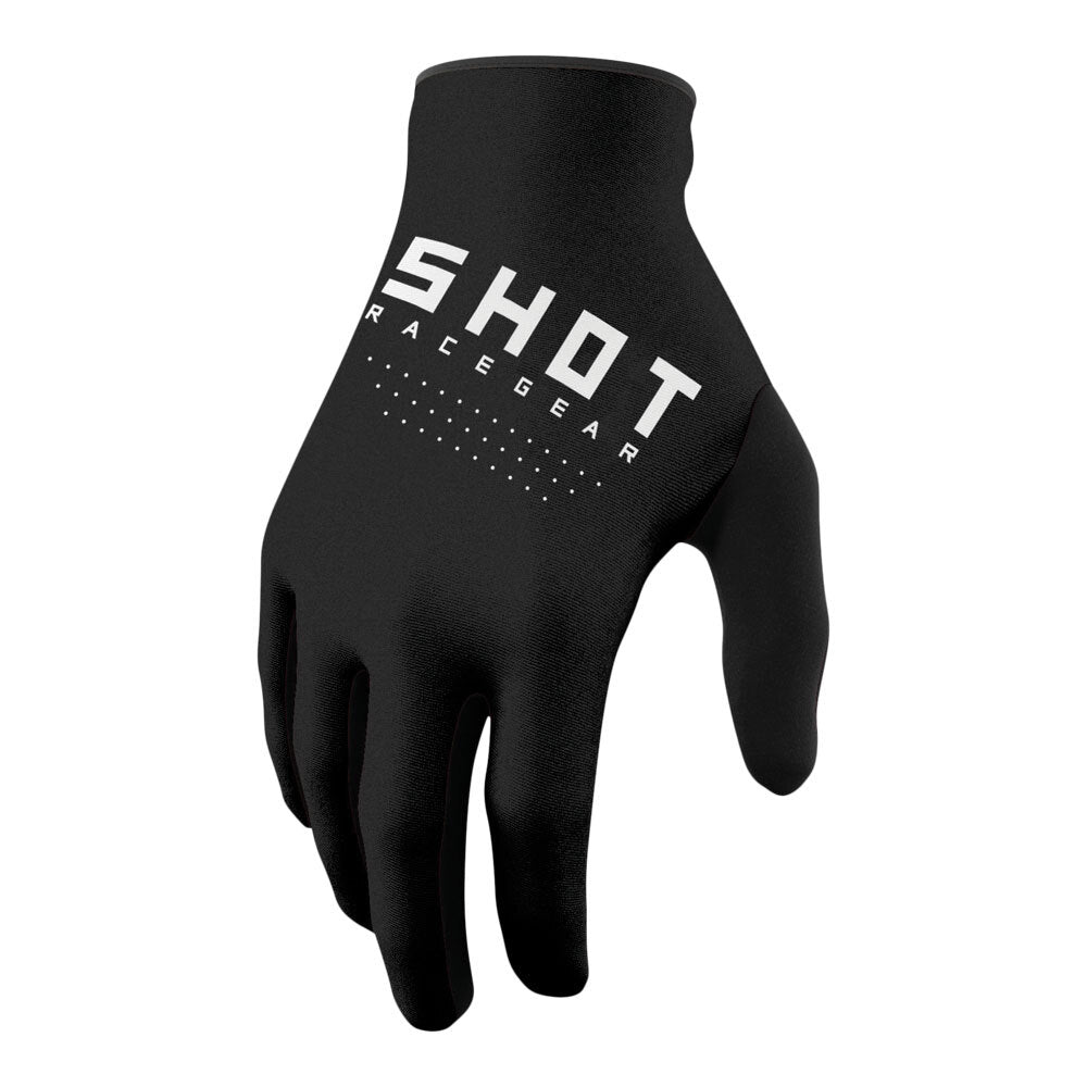 Shot Raw Gloves Black 08