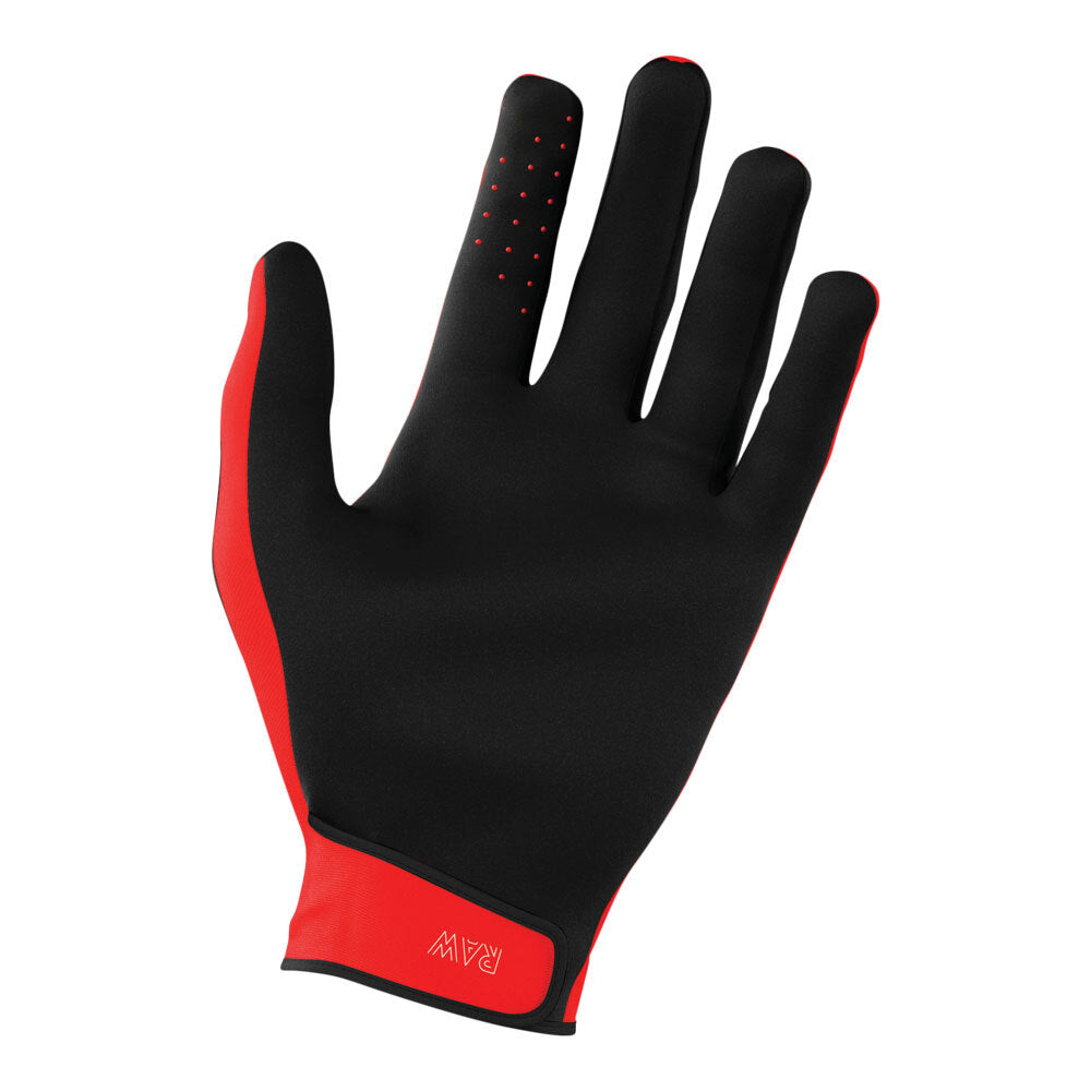 Shot Raw Gloves Red 10