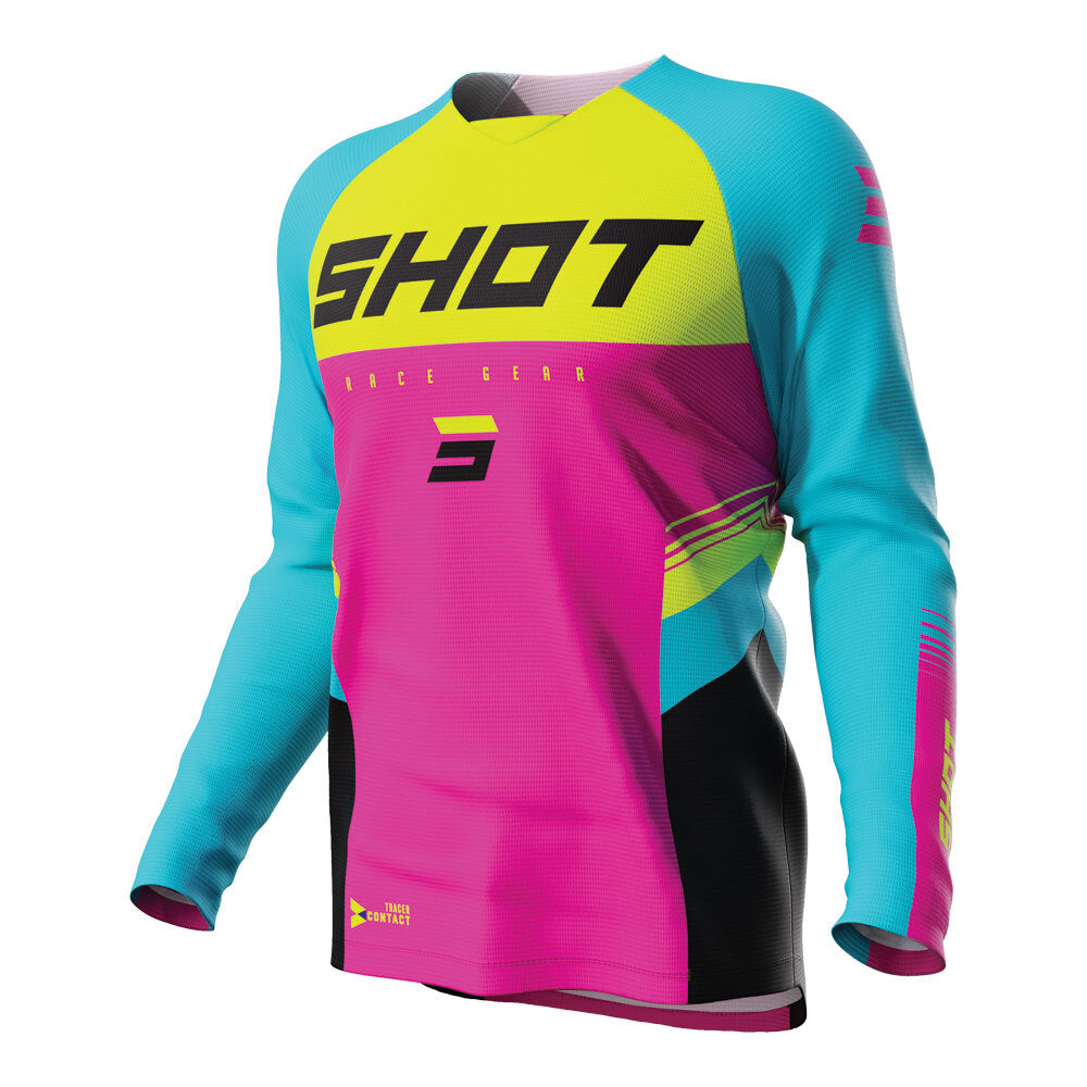 Shot Raw Kid Tracer Jersey Pink 10/11