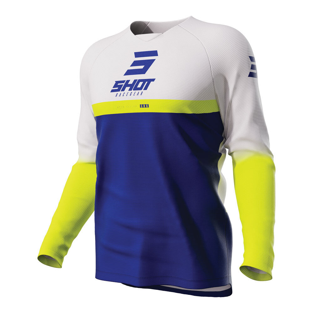 Shot Raw Kid Reflex Jersey Blue 6/7