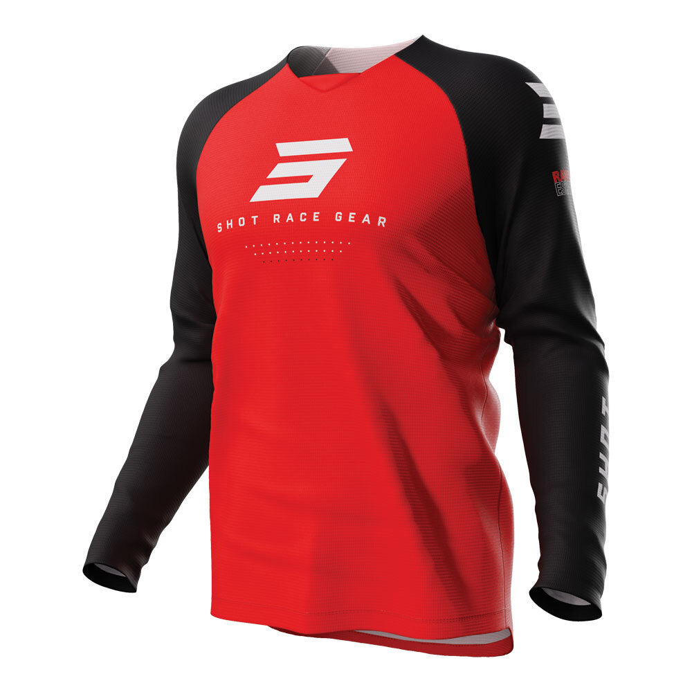 Shot Raw Kid Escape Jersey Red 6/7