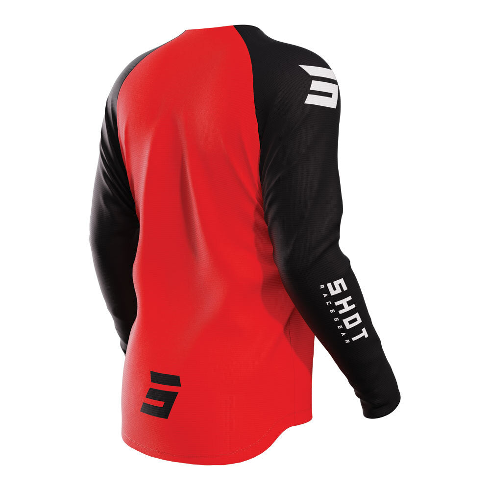 Shot Raw Kid Escape Jersey Red 6/7