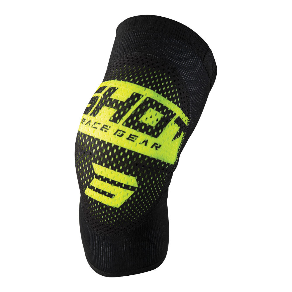 Shot Airlight 2.0 Knee Guards Adult Black/Neon Yellow XL/2XL