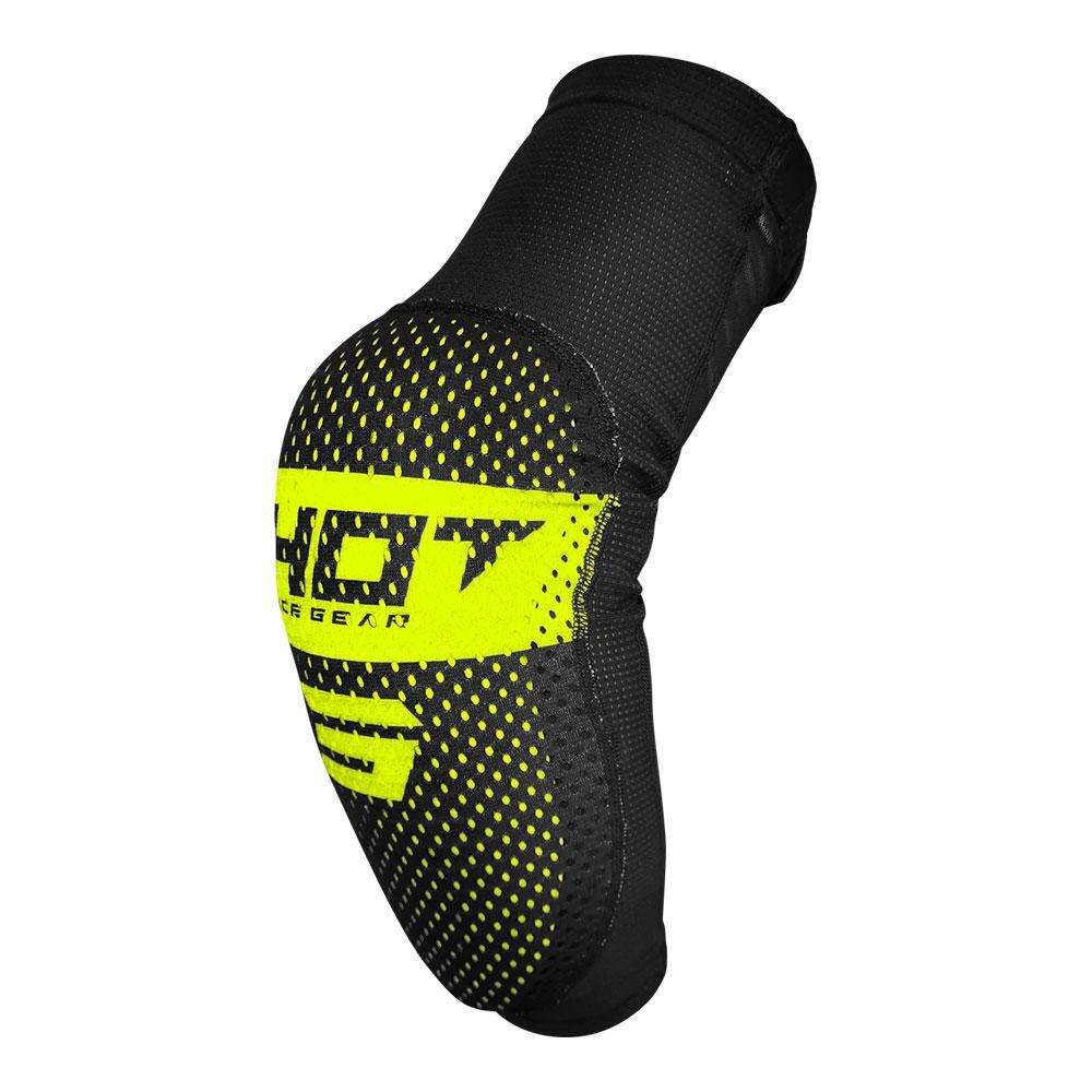 Shot Airlight 2.0 Elbow Guards Adult Black/Neon Yellow XL/2XL