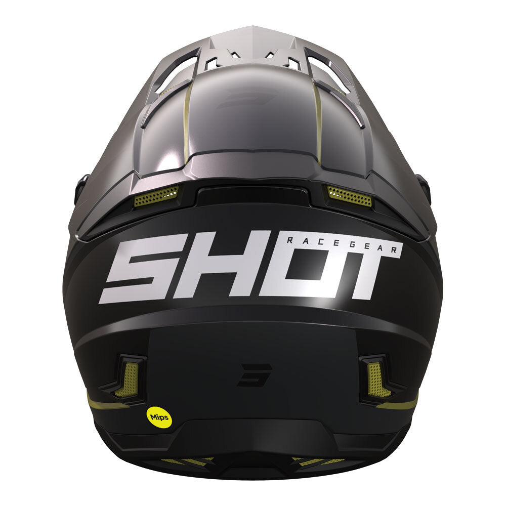 Shot Core Comp Helmet Matt Black/Gold MIPS Small