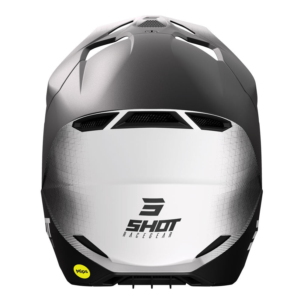 Shot Race Raw Helmet Black Matt MIPS Large