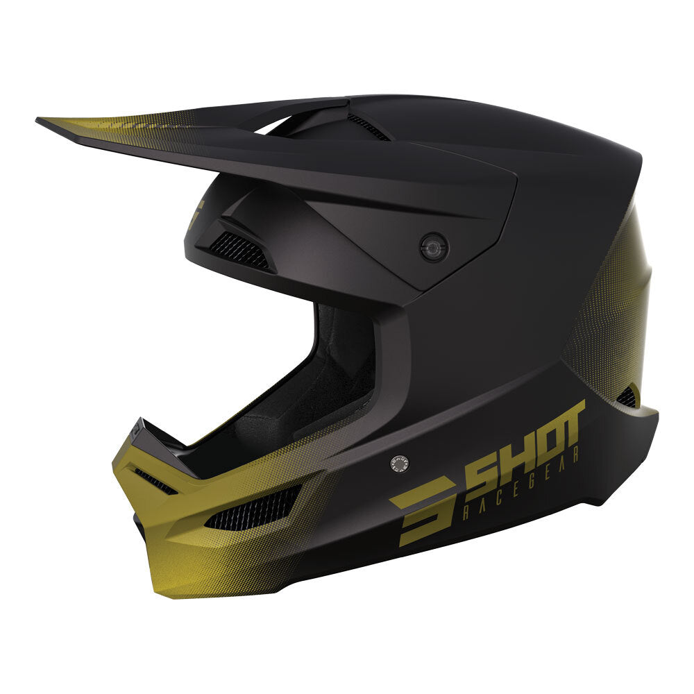 Shot Race Raw Helmet Gold Matt MIPS Small