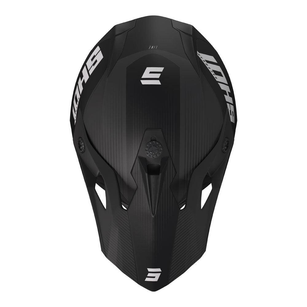 Shot Pulse Line Helmet Matt Black/Grey Small