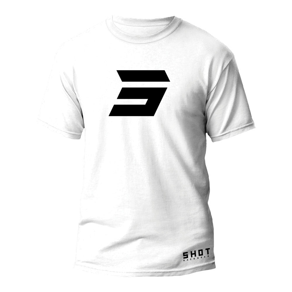 Shot Symbol 2.0 Casual Tee White Large