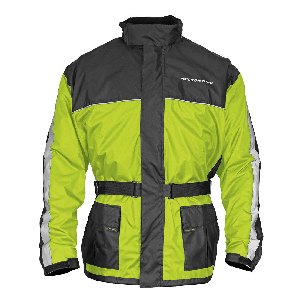 Nelson-Rigg Solo Rain Jacket Hi-Viz Yellow/Black Small