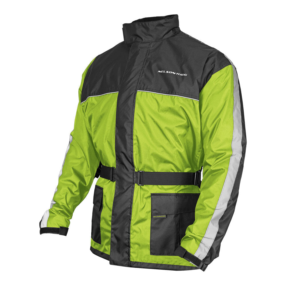 Nelson-Rigg Solo Rain Jacket Hi-Viz Yellow/Black Small