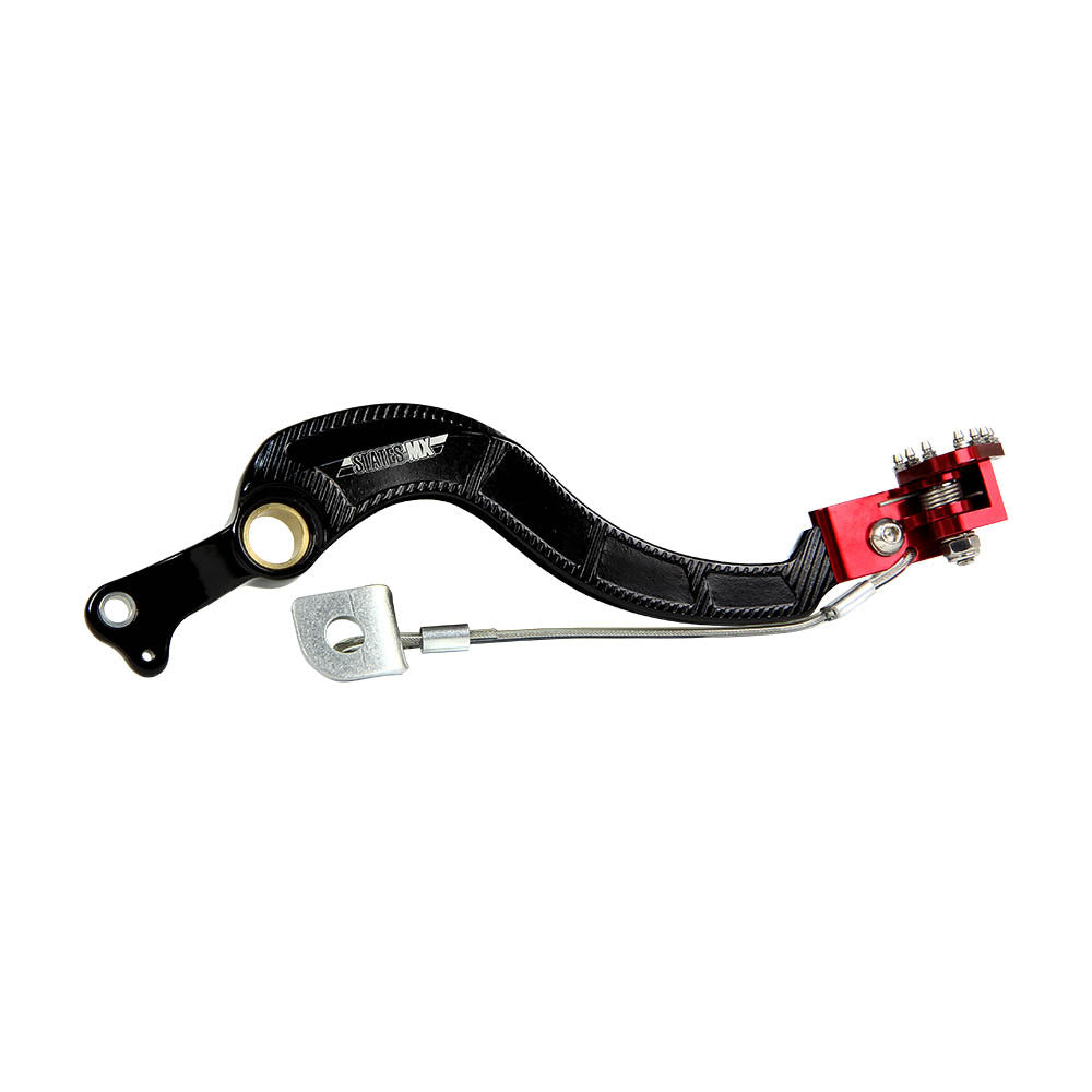 STATES MX BRAKE PEDAL W/ FLEX TIP - HONDA - RED - 70-BPF-11R