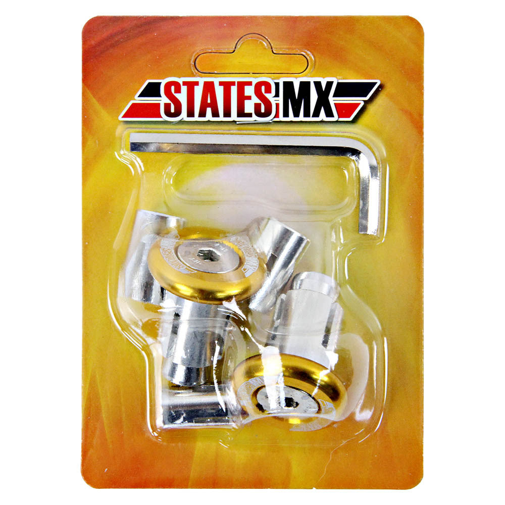 STATES MX OFF-ROAD BAR ENDS - GOLD