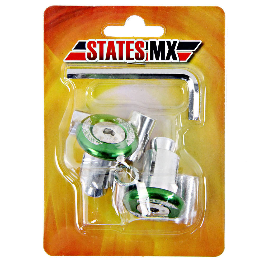 STATES MX OFF-ROAD BAR ENDS - GREEN