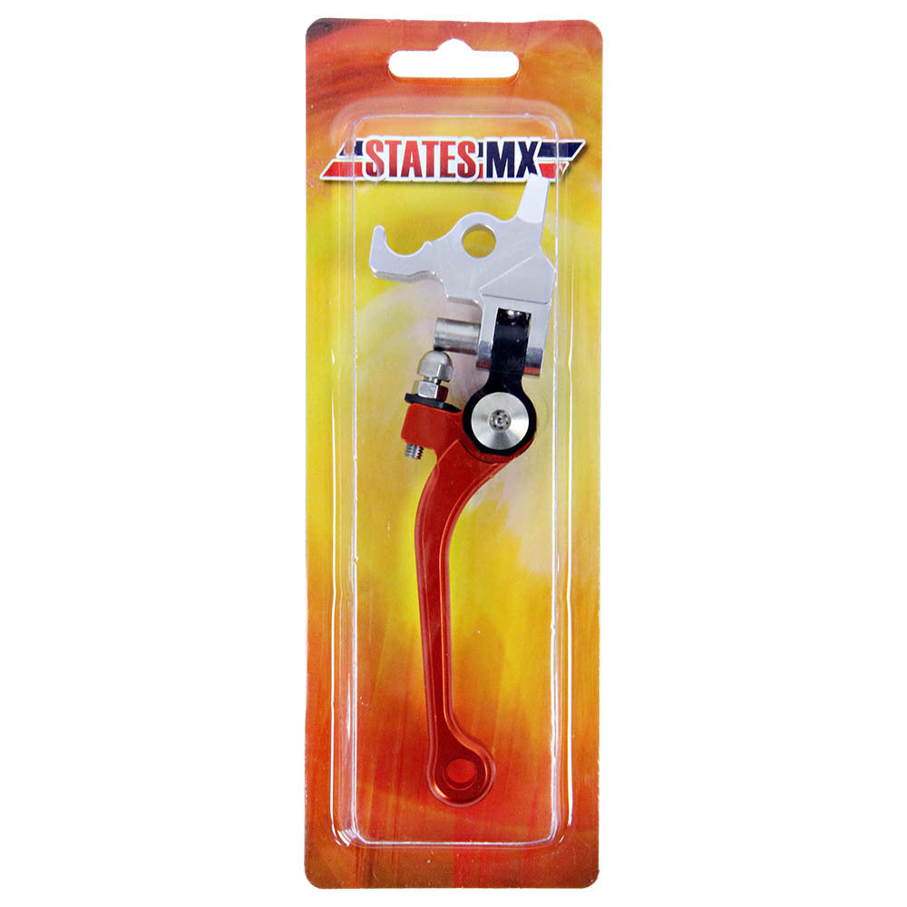 STATES MX BRAKE LEVER - FOLD/FLEX - KTM - ORANGE - 70-FFB-903E