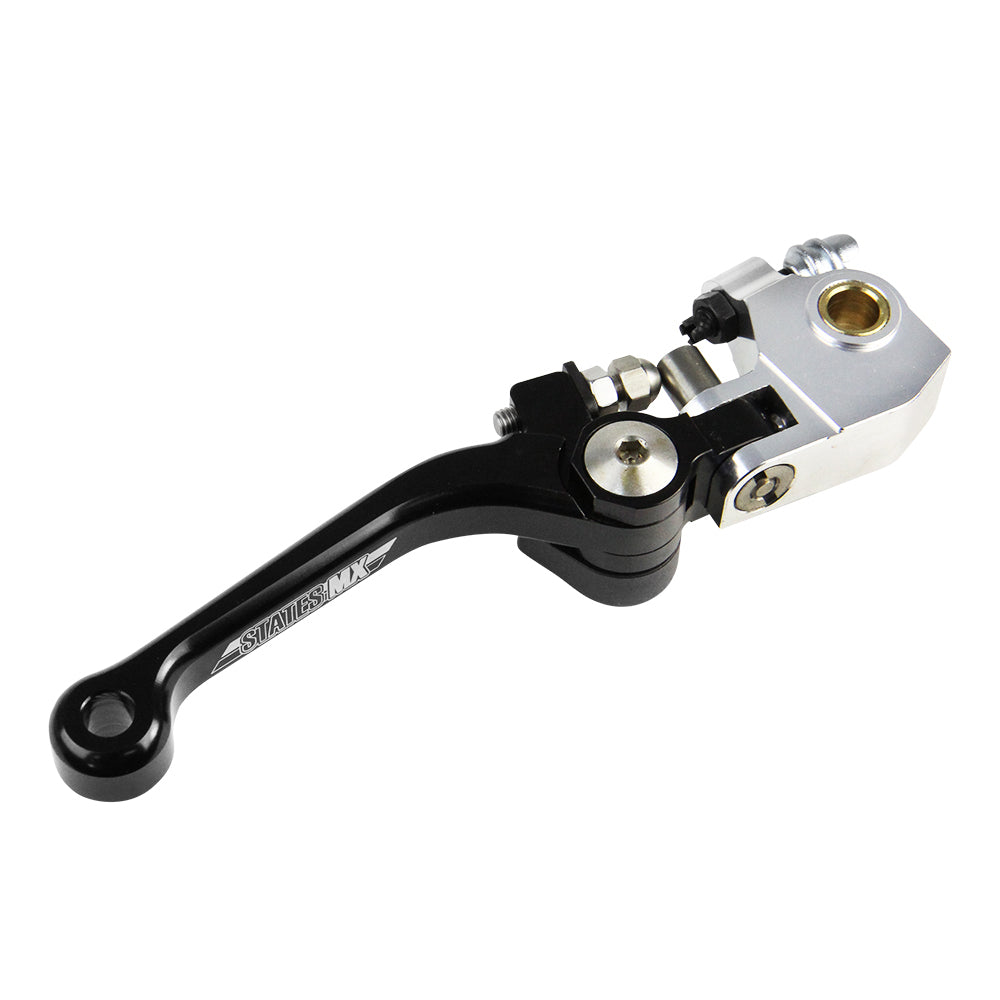 STATES MX BRAKE LEVER - FOLD/FLEX - HONDA - BLACK