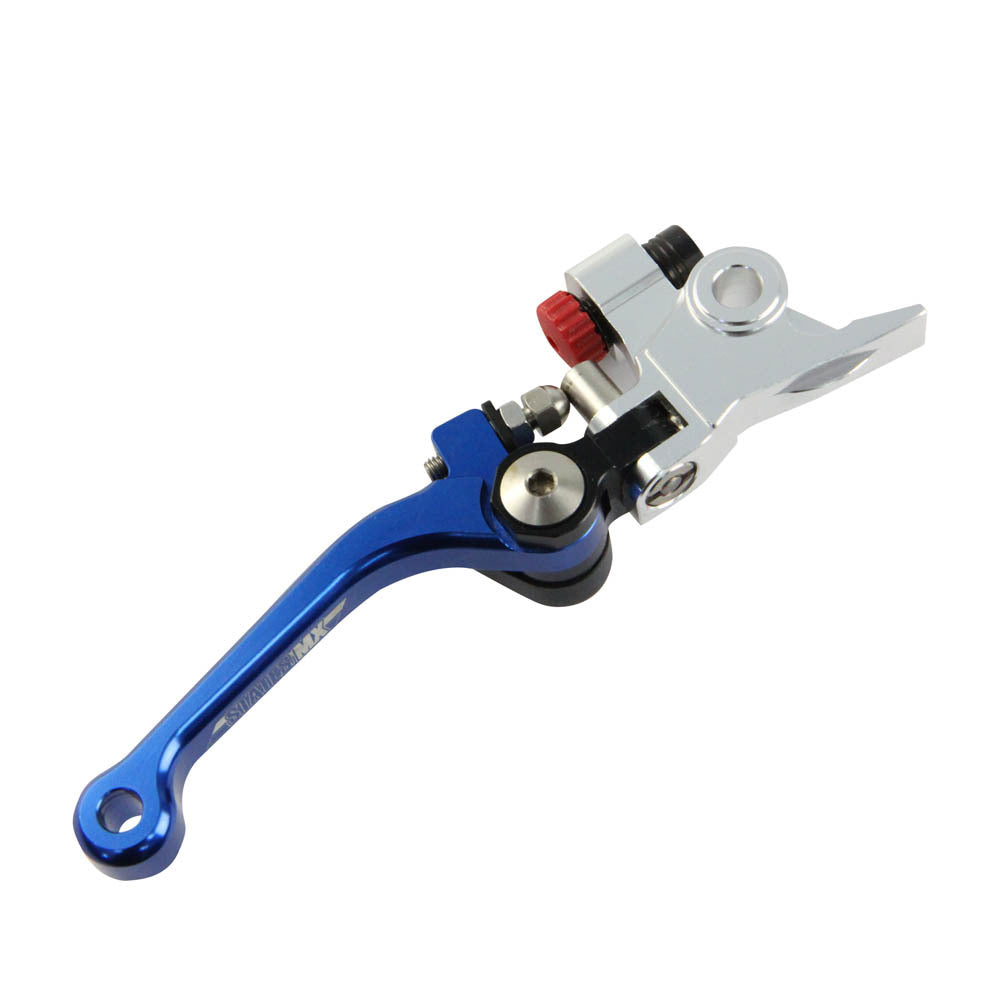 STATES MX BRAKE LEVER - FOLD/FLEX - HUSQVARNA - BLUE