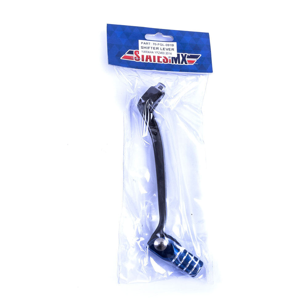 STATES MX FORGED GEAR LEVER - YAMAHA - BLUE - 70-FGL-091B