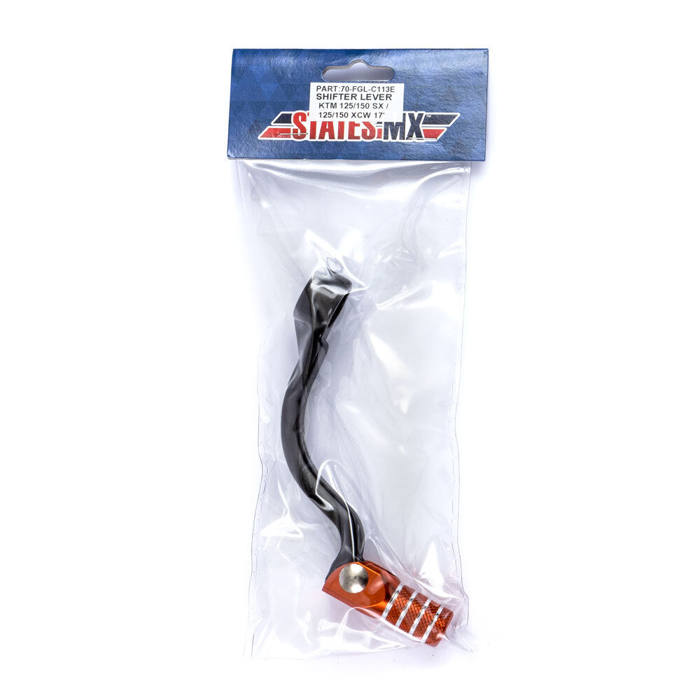 STATES MX FORGED GEAR LEVER - KTM - ORANGE - 70-FGL-C113E