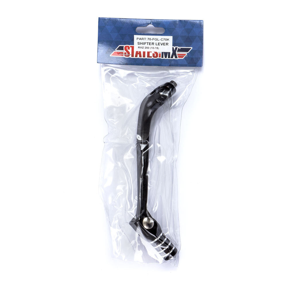 STATES MX FORGED GEAR LEVER - SUZUKI - BLACK - 70-FGL-C70K