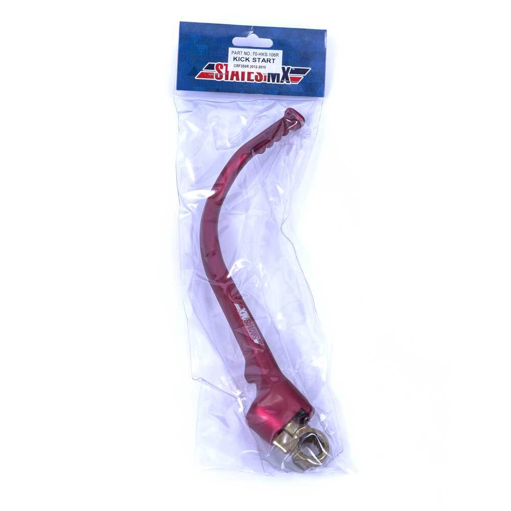 STATES MX ALLOY KICKSTART LEVER - HONDA - RED - 70-HKS-106R