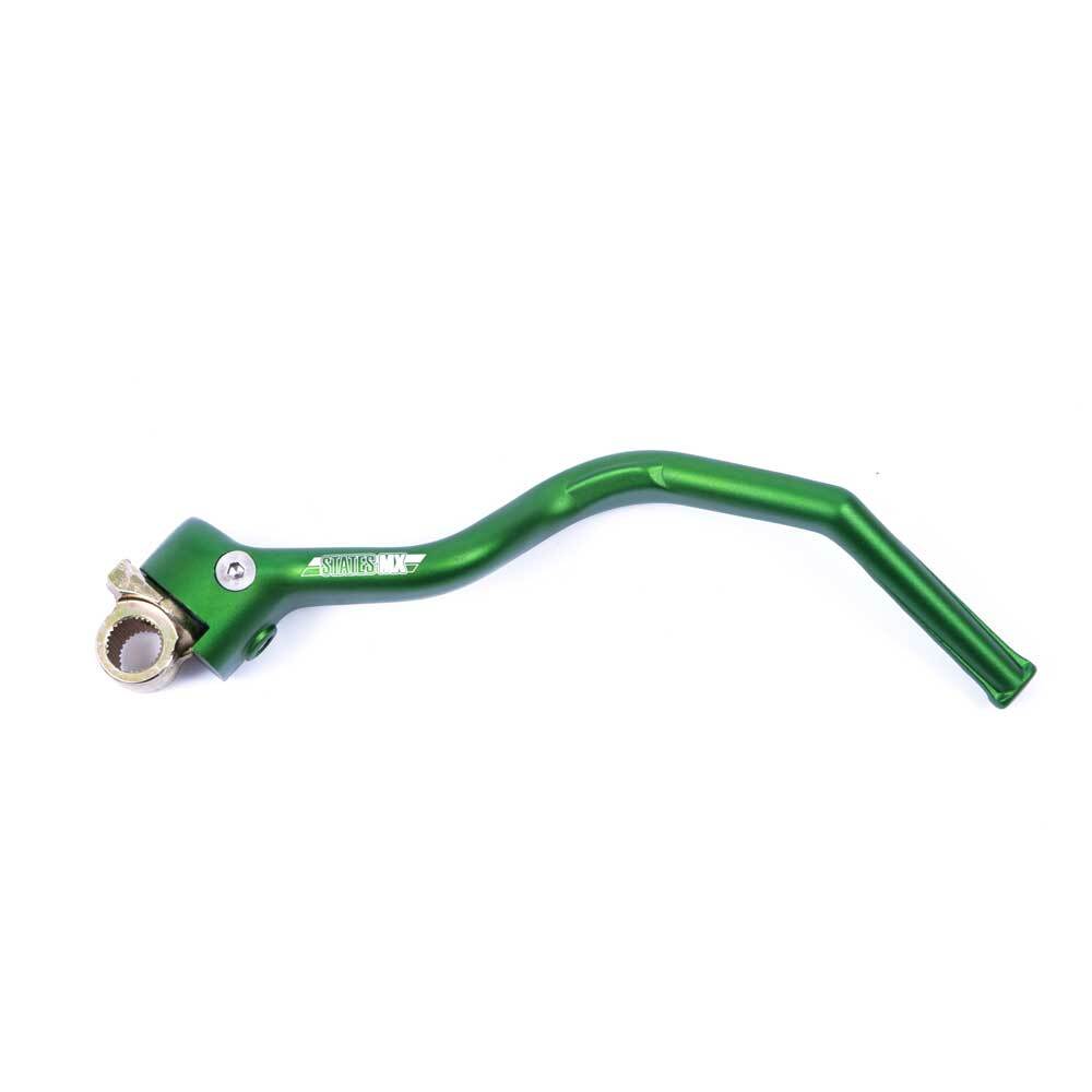 STATES MX ALLOY KICKSTART LEVER - KAWASAKI - GREEN - 70-HKS-108V