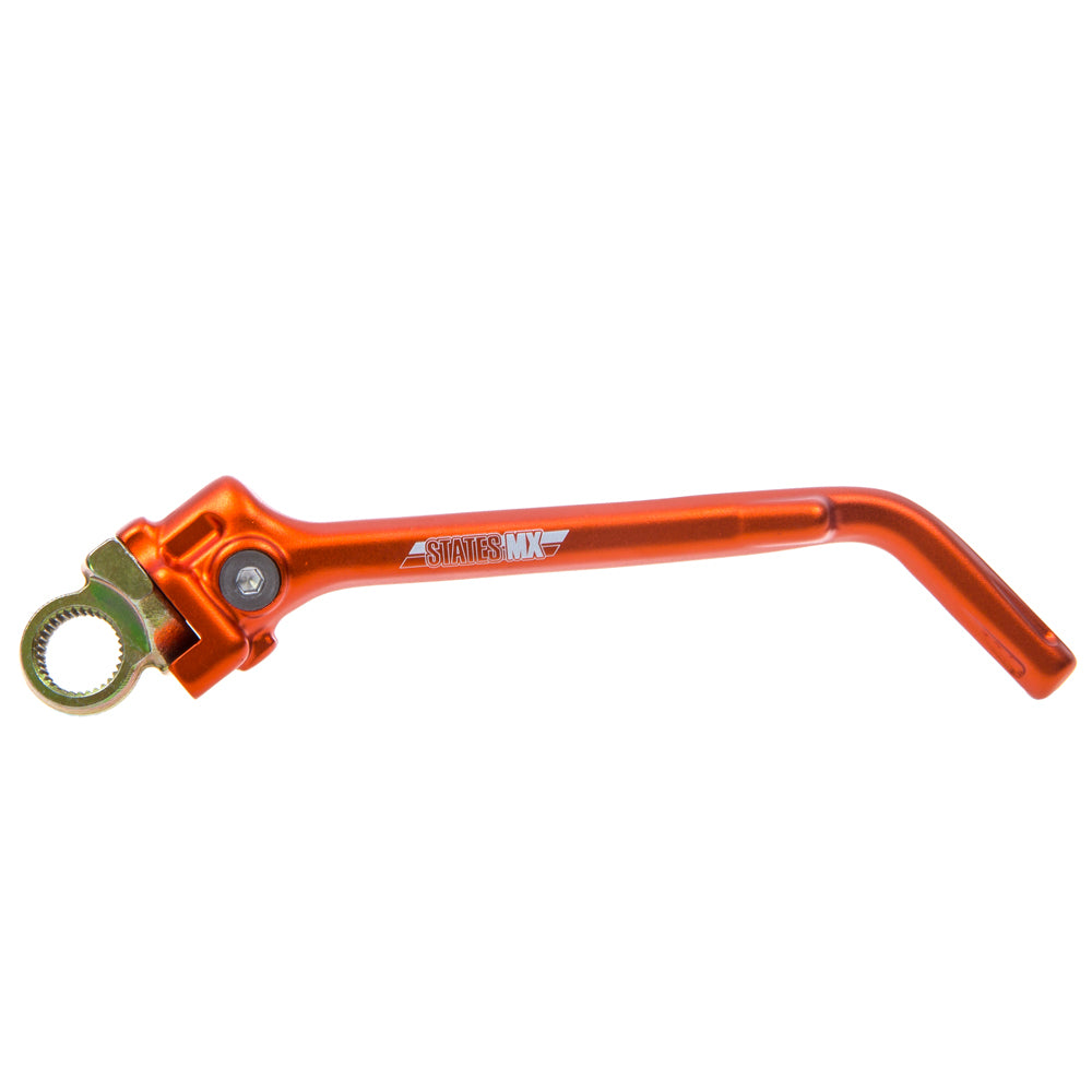 STATES MX ALLOY KICKSTART LEVER - KTM - ORANGE - 70-HKS-128E