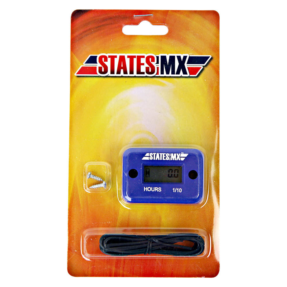 STATES MX HOUR METER - BLUE