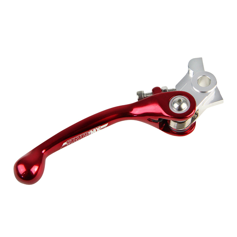 STATES MX FRONT BRAKE LEVER - STD FLEX - HONDA - RED - 70-SFB-918R