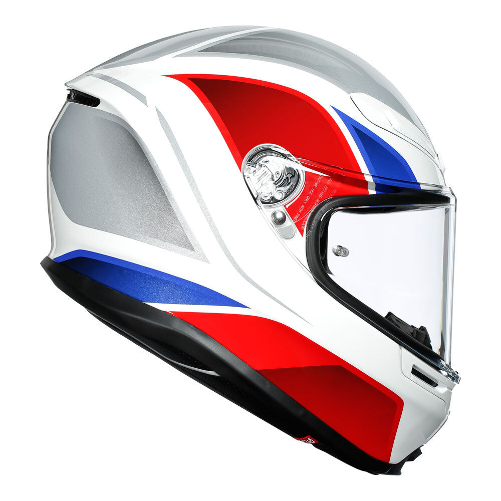 AGV K6 - HYPHEN WHITE/RED/BLUE L