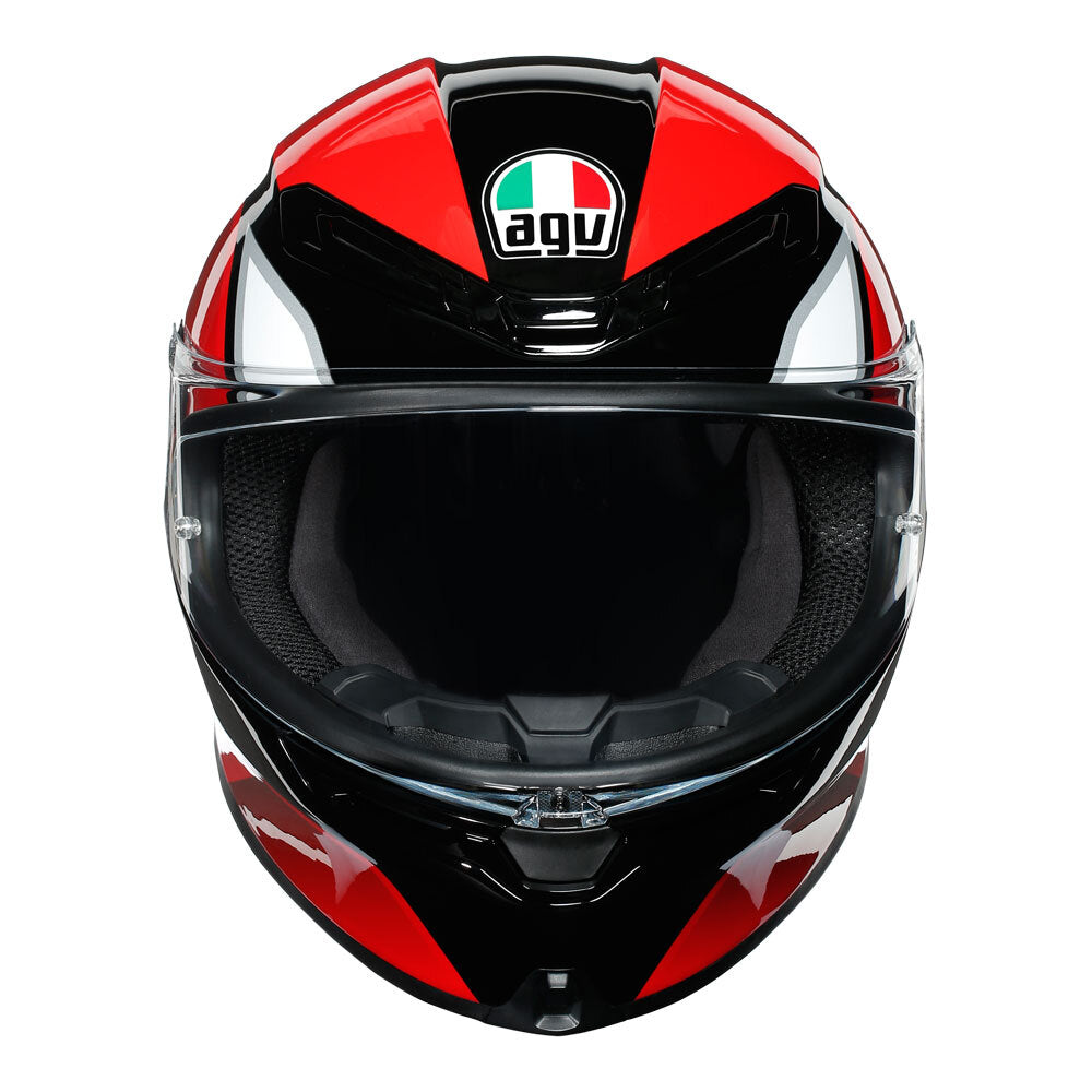 AGV K6 - HYPHEN BLACK/RED/WHITE L