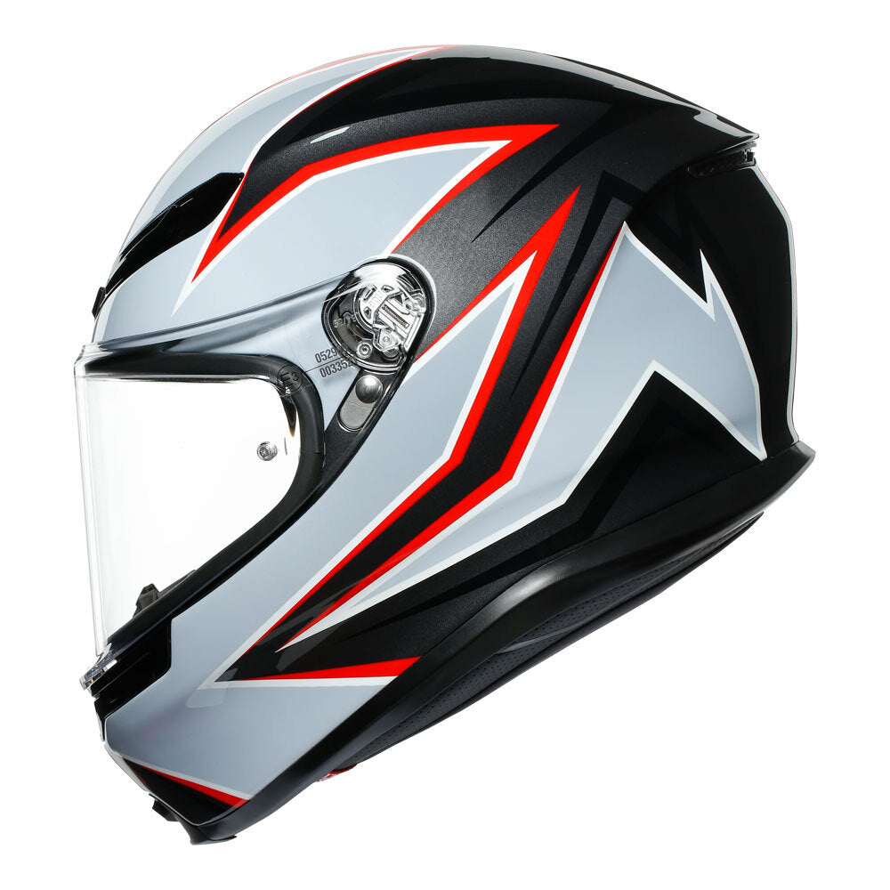 AGV K6 - FLASH MATT/GREY/RED S