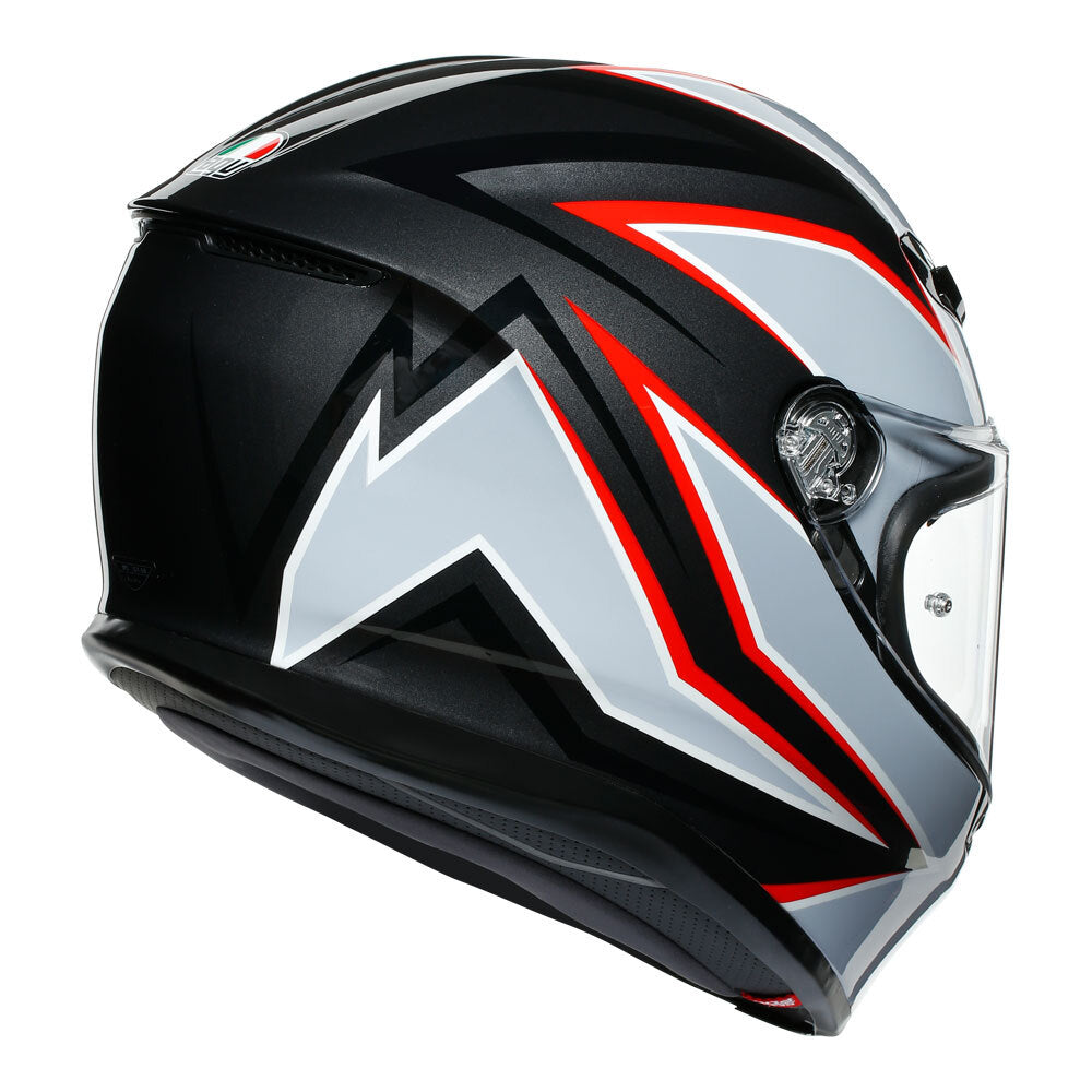 AGV K6 - FLASH MATT/GREY/RED S