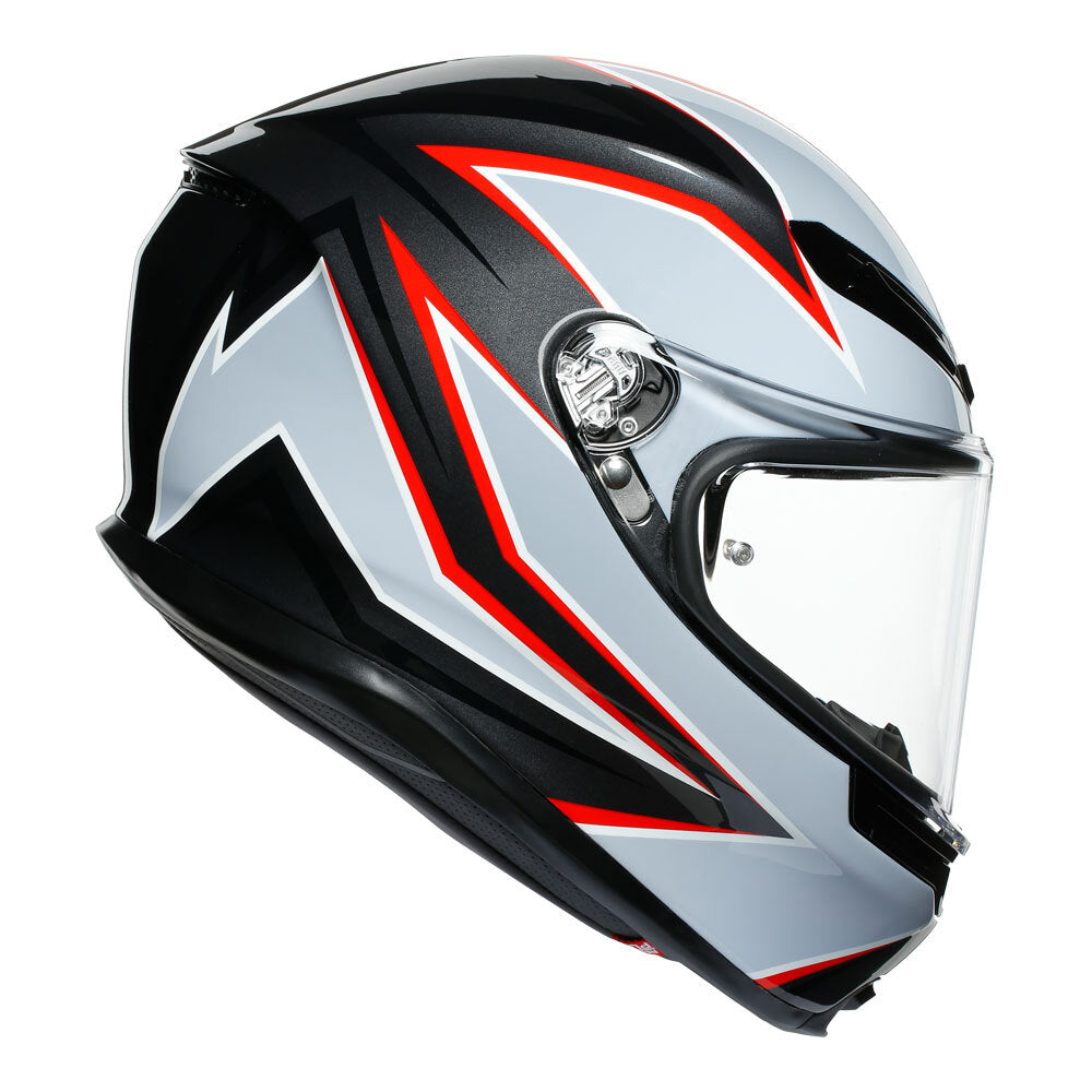 AGV K6 - FLASH MATT/GREY/RED S