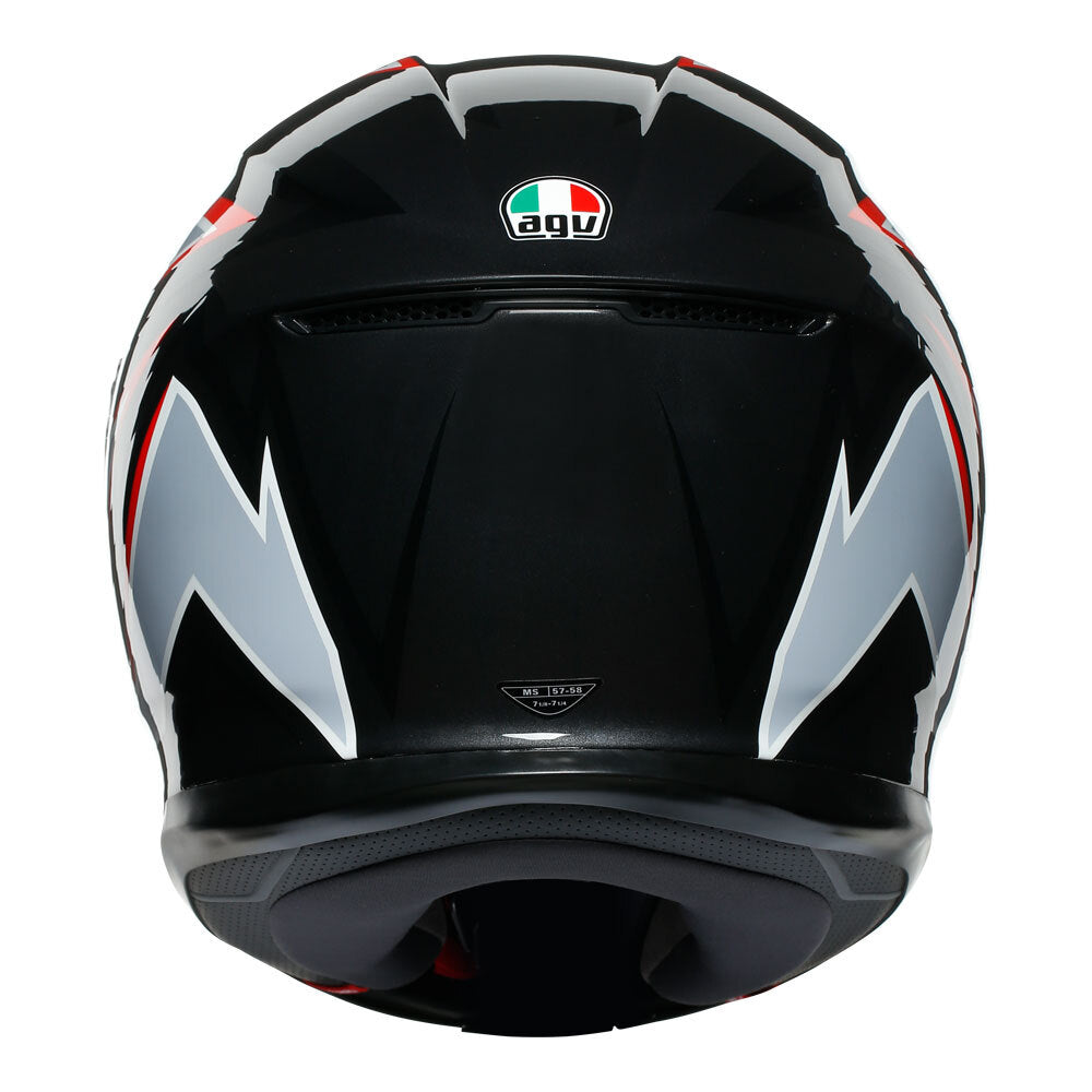 AGV K6 - FLASH MATT/GREY/RED S