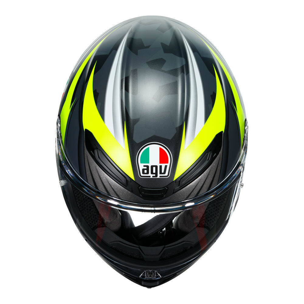 AGV K6 EXCITE MATT CAMO/YELLOW L