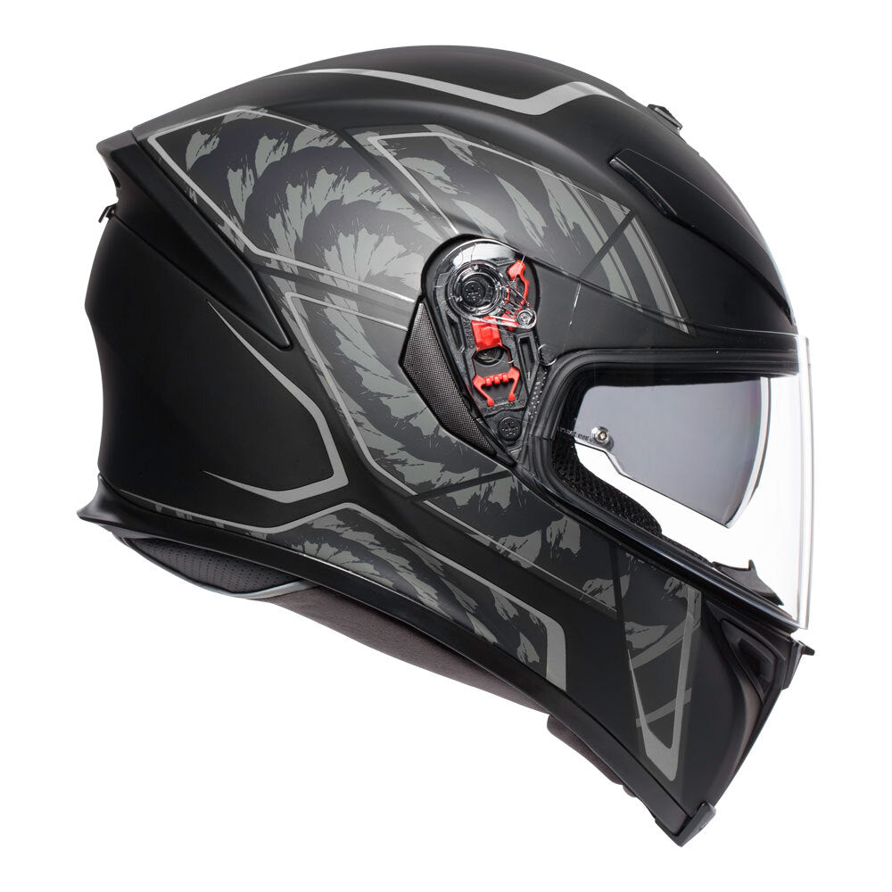 AGV K5 S - TORNADO MATT BLACK/SILVER XS