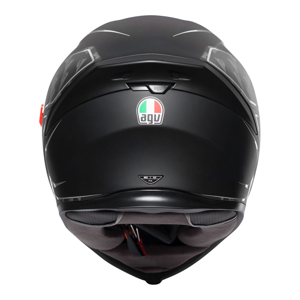 AGV K5 S - TORNADO MATT BLACK/SILVER XS