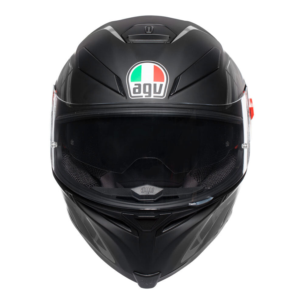 AGV K5 S - TORNADO MATT BLACK/SILVER L