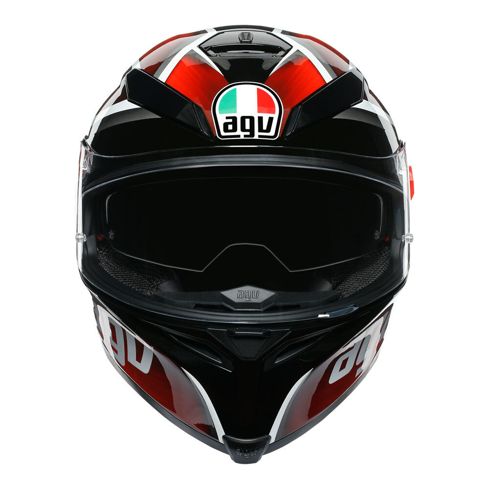 AGV K5 S - TEMPEST BLACK/RED XS