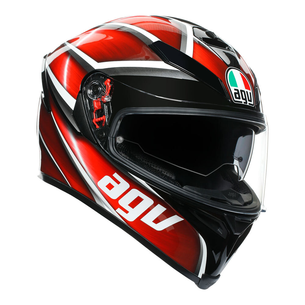 AGV K5 S - TEMPEST BLACK/RED S