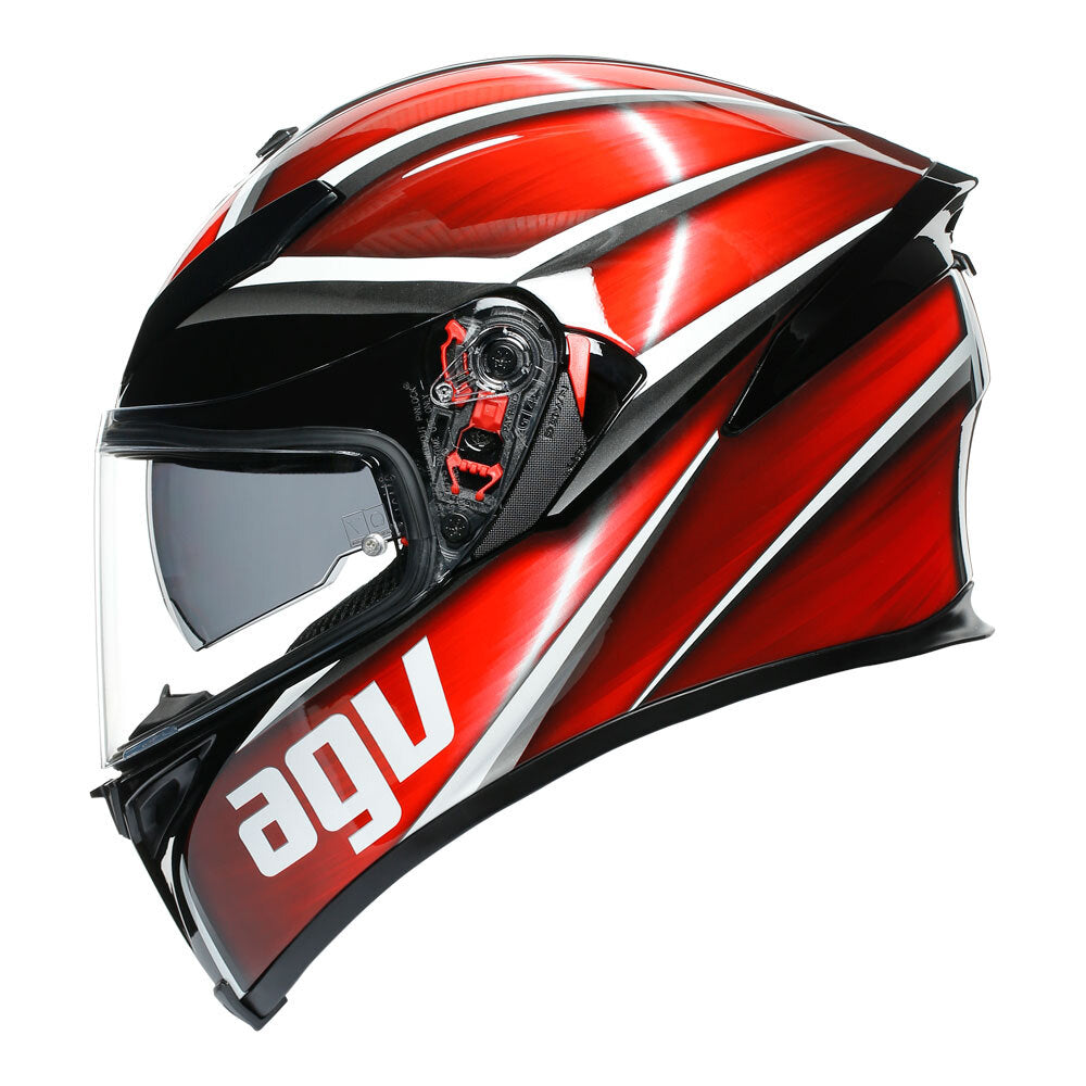 AGV K5 S - TEMPEST BLACK/RED S