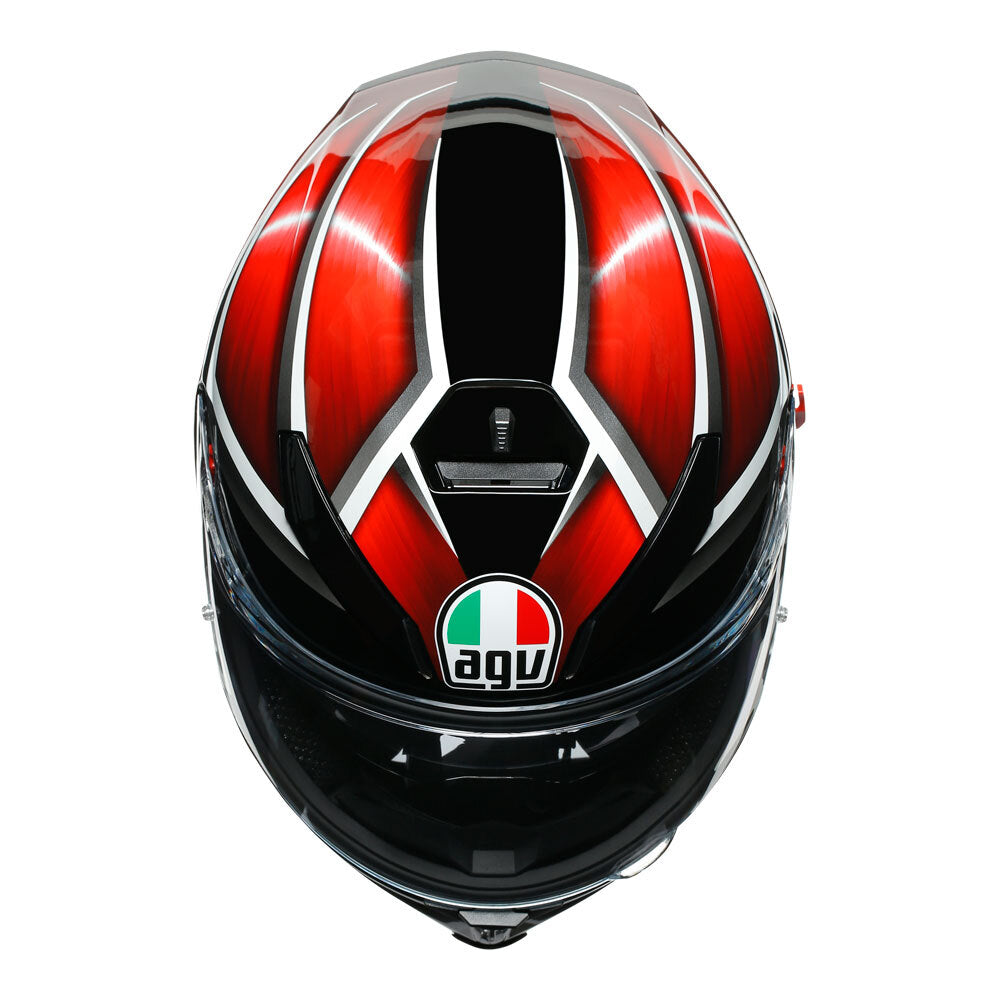 AGV K5 S - TEMPEST BLACK/RED S