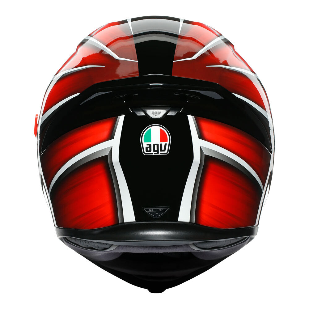AGV K5 S - TEMPEST BLACK/RED XXL