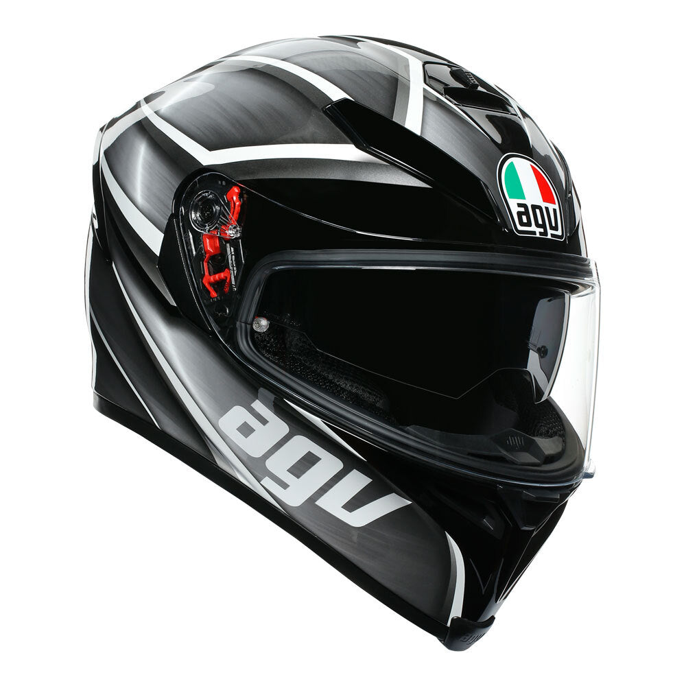 AGV K5 S - TEMPEST BLACK/SILVER S